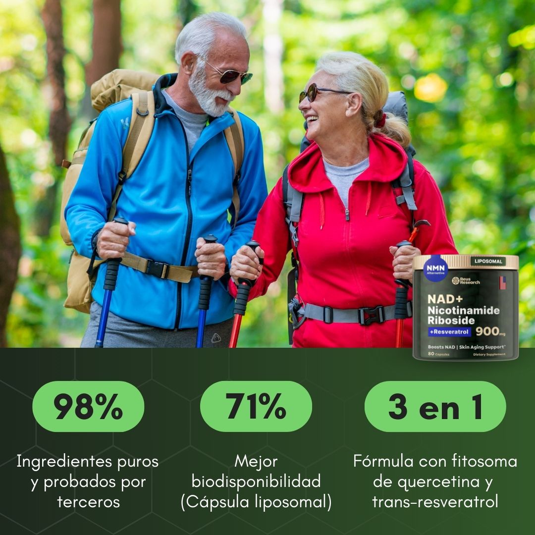 Restaura tu energía, rejuvenece tus células y potencia tu mente con NAD+, vive más y mejor
