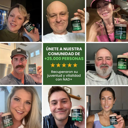 Restaura tu energía, rejuvenece tus células y potencia tu mente con NAD+, vive más y mejor