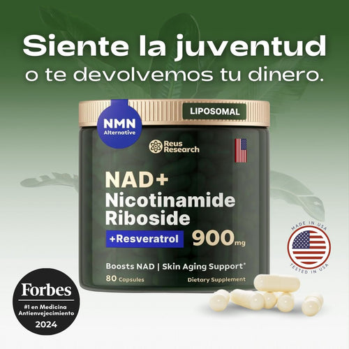 Restaura tu energía, rejuvenece tus células y potencia tu mente con NAD+, vive más y mejor
