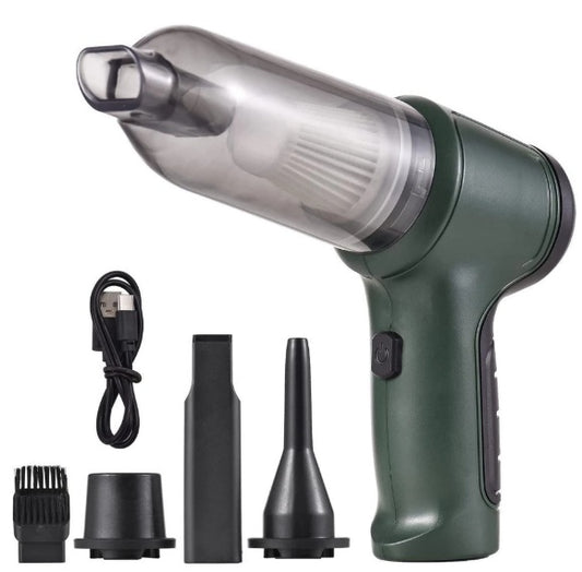 Mini aspiradora portátil multiusos para coches y electrodomésticos