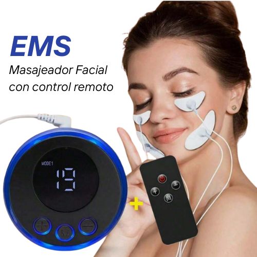 Pyoimmne Masajeador Facial EMS con Control Remoto