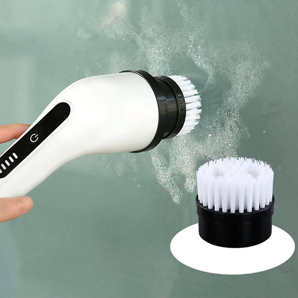 Cepillo de Limpieza Recargable con Mango Extensible y 9 Accesorios